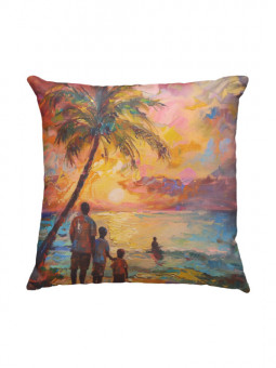 Coussin - Arc-en-ciel - Accueil | Oueso - Art Afro Contemporain