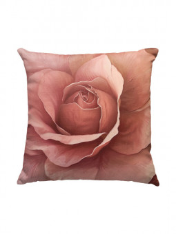Cushion - Fleur rose - Accueil | Oueso - Contemporary Afro Art