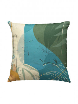 Cushion - Ondes sauvages - Accueil | Oueso - Contemporary Afro Art