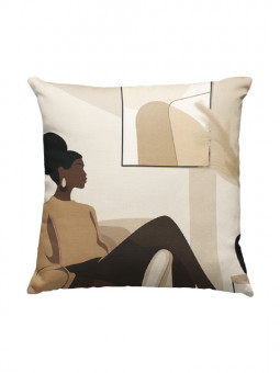 Coussin - Tranquillité intérieure - Accueil | Oueso - Art Afro Cont...