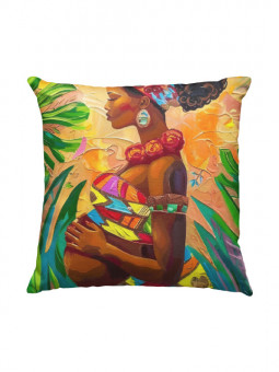 Cushion - La mère nourricière - Accueil | Oueso - Contemporary Afro...