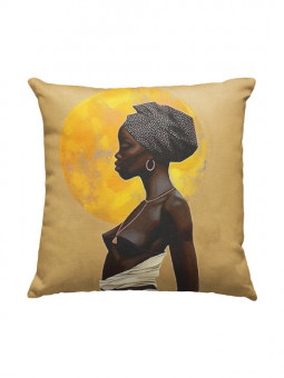 Cushion - Élégance soleil - Accueil | Oueso - Contemporary Afro Art