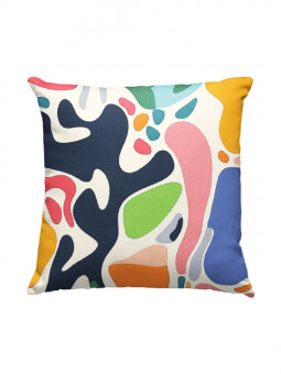 Cushion - Éclats organiques - Accueil | Oueso - Contemporary Afro Art
