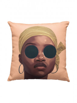 Cushion - Regard solaire - Accueil | Oueso - Contemporary Afro Art