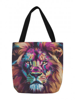 Tote bag - Lion - Accueil | Oueso - Contemporary Afro Art