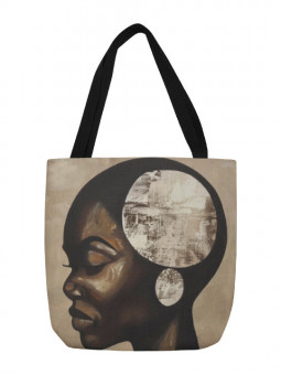 Tote bag - Réflexions lunaires - Accueil | Oueso - Art Afro Contemp...