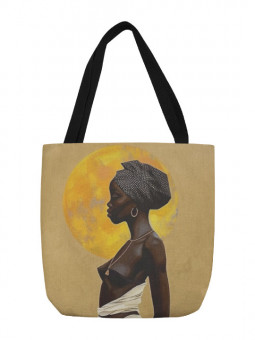 Tote bag - Élégance soleil - Accueil | Oueso - Art Afro Contemporain