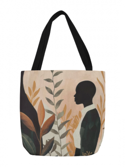 Tote bag - Sérénité botanique - Accueil | Oueso - Art Afro Contempo...