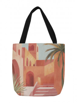 Tote bag - Escales Ocrées - Accueil | Oueso - Art Afro Contemporain