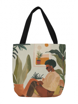 Tote bag - Pause - Accueil | Oueso - Art Afro Contemporain