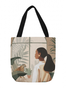 Tote bag - Nature - Accueil | Oueso - Art Afro Contemporain