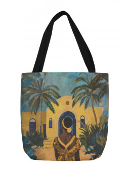 Tote bag - Évasion - Accueil | Oueso - Art Afro Contemporain