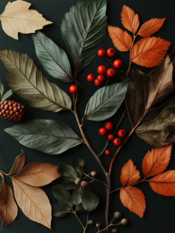 Affiche - Pure leaf - Accueil | Oueso - Art Afro Contemporain
