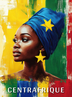Affiche - Centrafricaine - Accueil | Oueso - Art Afro Contemporain