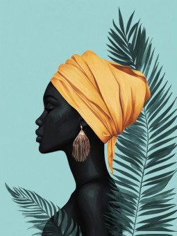 Poster - Melisa - Accueil | Oueso - Contemporary Afro Art