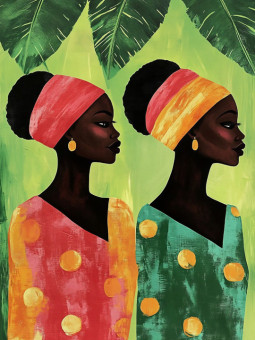 Poster - Mwana - Accueil | Oueso - Contemporary Afro Art