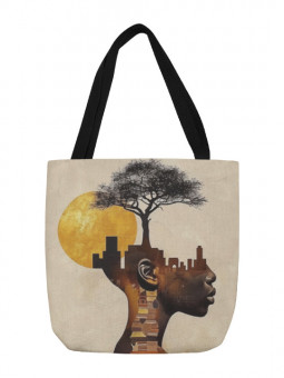 Tote bag - Origine - Accueil | Oueso - Art Afro Contemporain