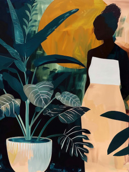 Affiche - Grows - Accueil | Oueso - Art Afro Contemporain