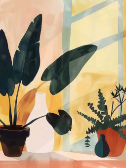 Poster - Ray of sun - Accueil | Oueso - Contemporary Afro Art