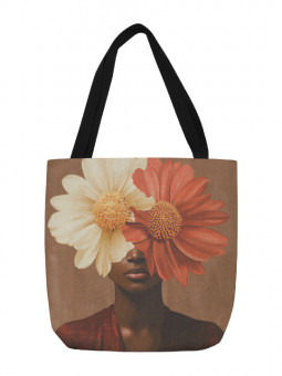 Tote bag - Pétales - Accueil | Oueso - Art Afro Contemporain