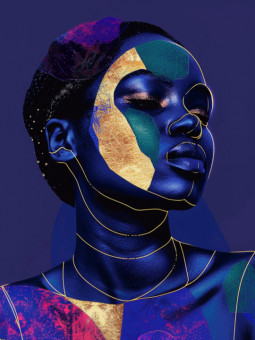 Affiche - Mathy - Accueil | Oueso - Art Afro Contemporain