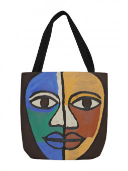 Tote bag - Masque - Accueil | Oueso - Contemporary Afro Art