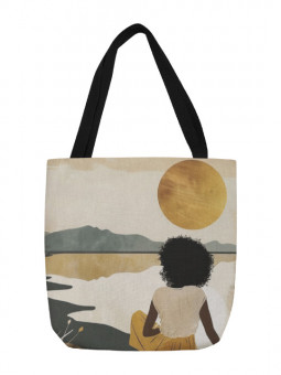 Tote bag - Crépuscule - Accueil | Oueso - Art Afro Contemporain