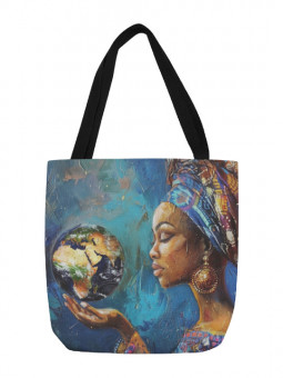 Tote bag - Cosmos - Accueil | Oueso - Art Afro Contemporain