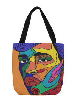 Tote bag - Labyrinthe - Accueil | Oueso - Art Afro Contemporain