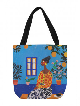 Tote bag - Calme - Accueil | Oueso - Art Afro Contemporain