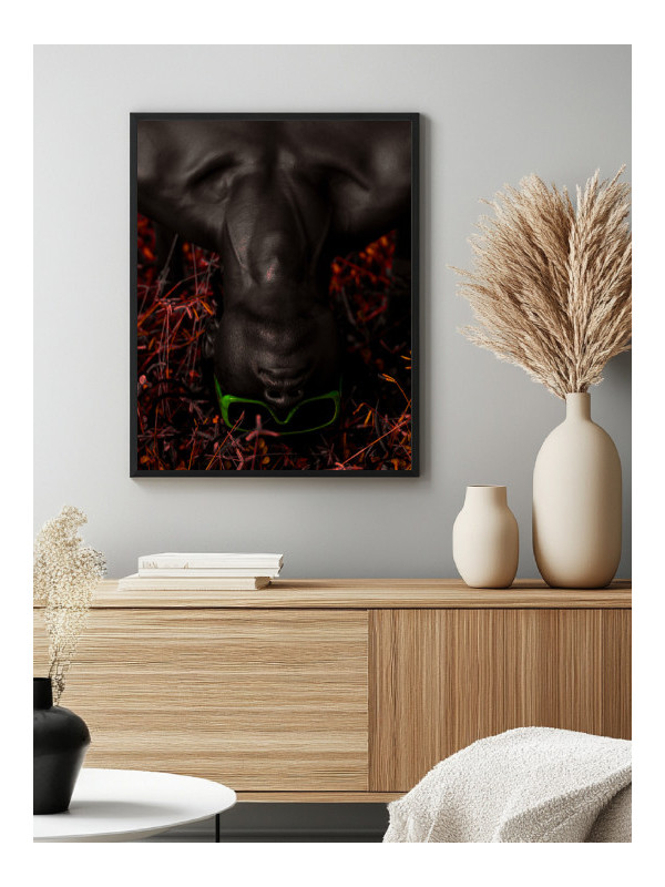 Poster - Mucular neck - Accueil | Oueso - Contemporary Afro Art Poster - Mucular neck - Accueil | Oueso - Contemporary Afro Art