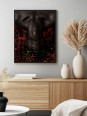 Poster - Mucular neck - Accueil | Oueso - Contemporary Afro Art Poster - Mucular neck - Accueil | Oueso - Contemporary Afro Art