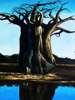 Affiche - Leafless tree - Accueil | Oueso - Art Afro Contemporain