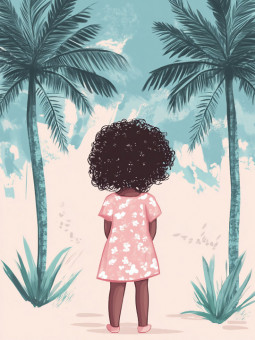 Affiche - Aimie - Accueil | Oueso - Art Afro Contemporain