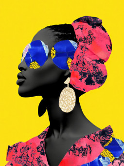 Affiche - Lisa - Accueil | Oueso - Art Afro Contemporain