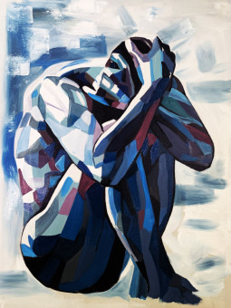 Affiche - Diamond men - Accueil | Oueso - Art Afro Contemporain