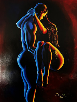 Poster - Gentleman - Accueil | Oueso - Contemporary Afro Art