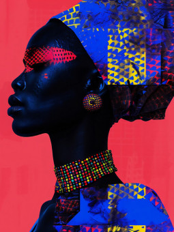 Poster - Lya - Accueil | Oueso - Contemporary Afro Art