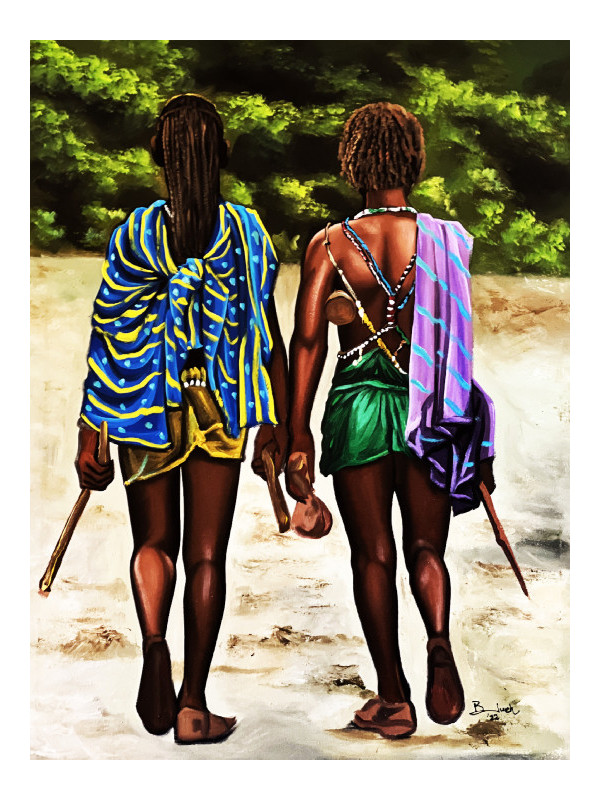 Poster - Voyage (PATTI BLUEH) - Accueil | Oueso - Contemporary Afro...