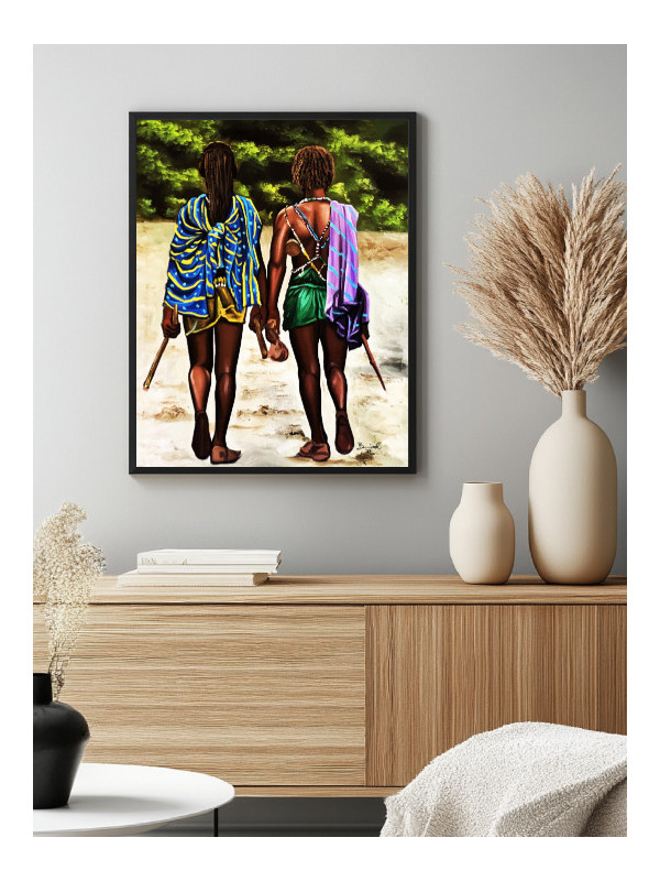 Poster - Voyage (PATTI BLUEH) - Accueil | Oueso - Contemporary Afro...