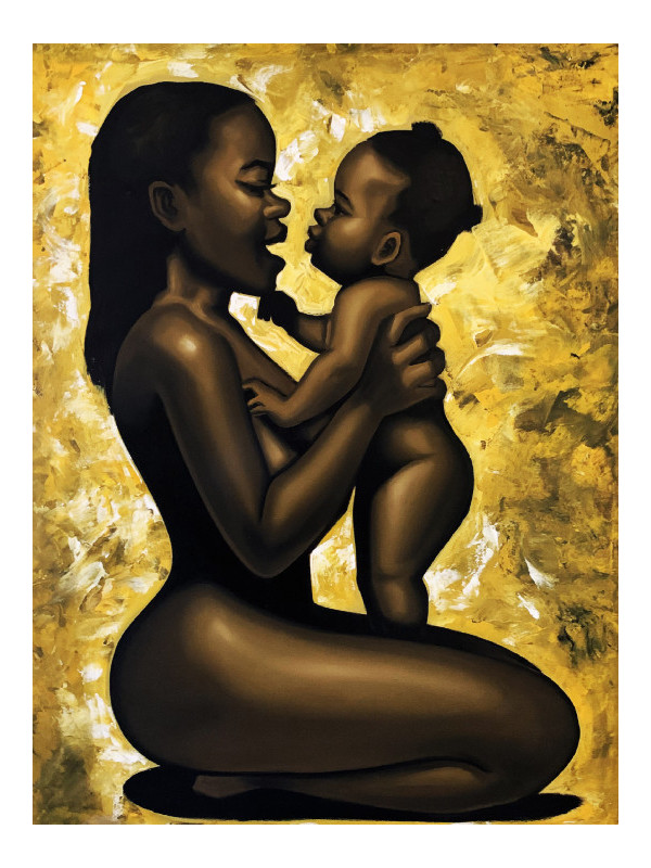 Poster - Mère (PATTI BLUEH) - Accueil | Oueso - Contemporary Afro Art