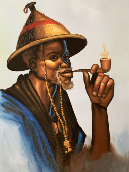 Poster - Pipe - Accueil | Oueso - Contemporary Afro Art