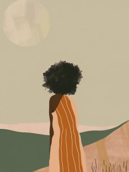 Affiche - Imani - Accueil | Oueso - Art Afro Contemporain