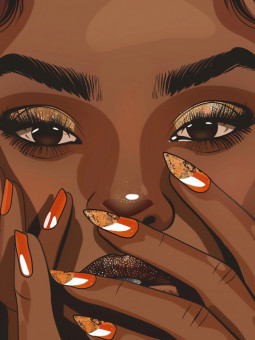 Poster - Kim - Accueil | Oueso - Contemporary Afro Art