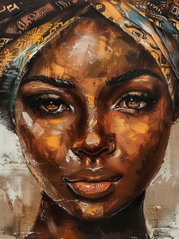 Affiche - Kesia - Accueil | Oueso - Art Afro Contemporain