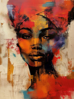 Affiche - Adama - Accueil | Oueso - Art Afro Contemporain