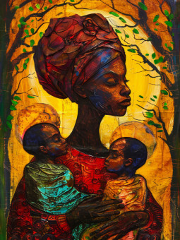 Affiche - Asma - Accueil | Oueso - Art Afro Contemporain