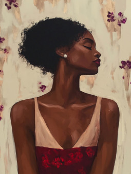 Poster - Dalia - Accueil | Oueso - Contemporary Afro Art