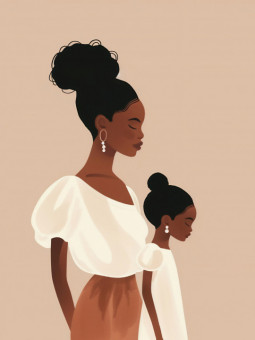Affiche - Fadima - Accueil | Oueso - Art Afro Contemporain