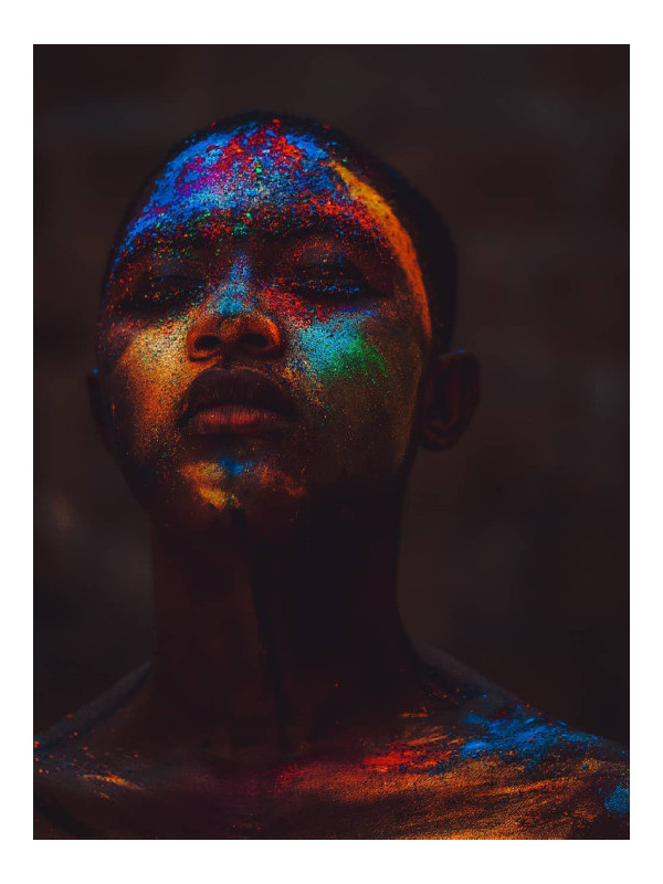 Affiche - Colorful Reverie - Accueil | Oueso - Art Afro Contemporain